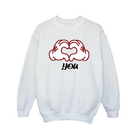 Disney  Sweat MICKEY MOUSE LOVE YOU HANDS 