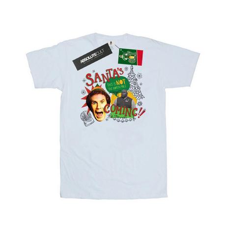 Elf Santa's Not Coming T-Shirt Stampata  