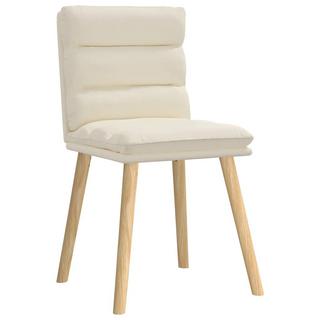 VidaXL sedia da pranzo Biancheria  