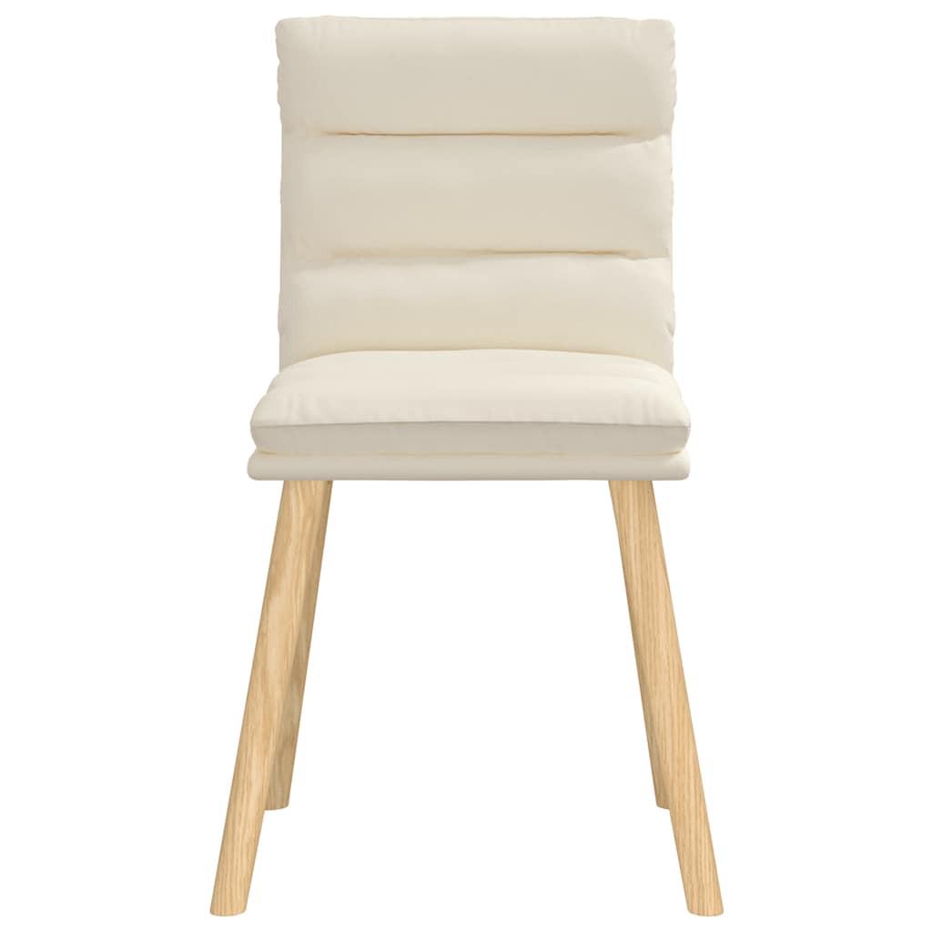 VidaXL sedia da pranzo Biancheria  