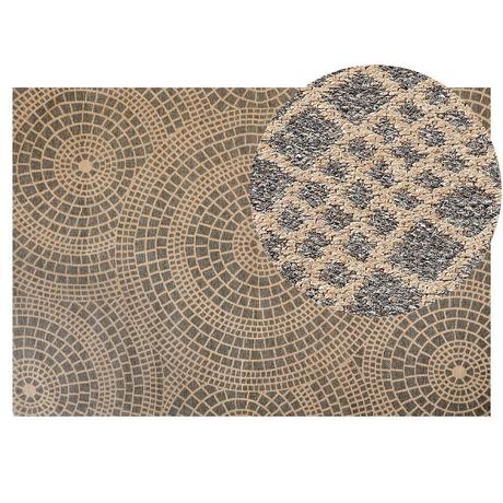 Beliani Tapis en Jute Boho ARIBA  