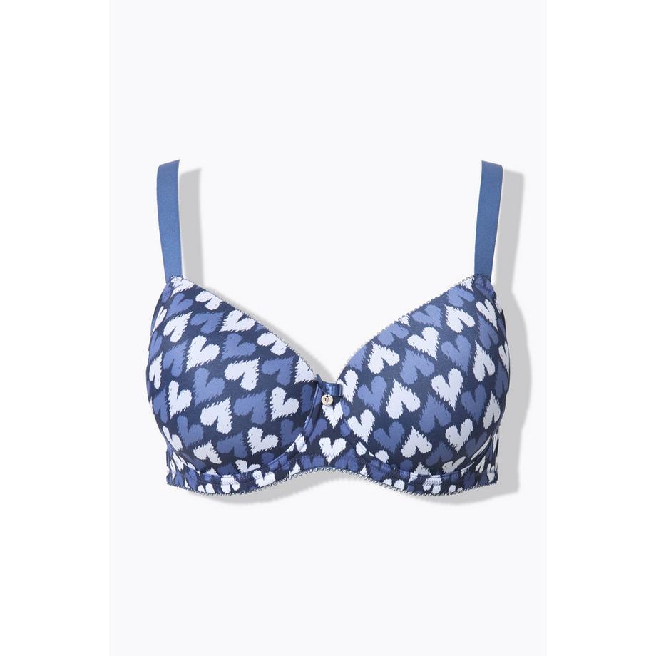 Ulla Popken Soutien-gorge Cœurs Bonnets Souples Armatures  