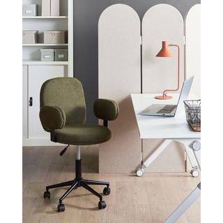 Beliani Chaise de bureau en Bouclé Moderne MORAGA  