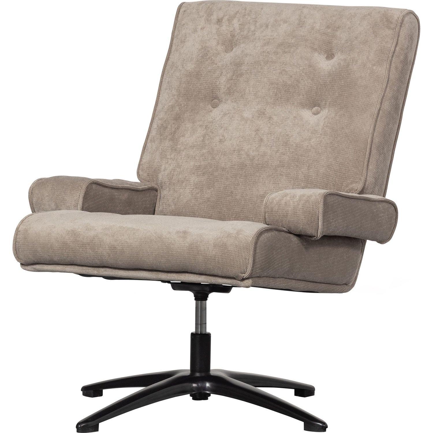 mutoni Fauteuil pivotant William naturel  