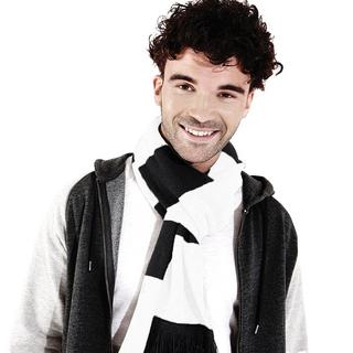 Beechfield Sciarpa invernale a righe Varsity  