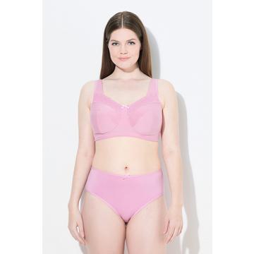 Soutien-gorge de maintien, sans armatures, dentelle motif cœurs - bonnets C-H