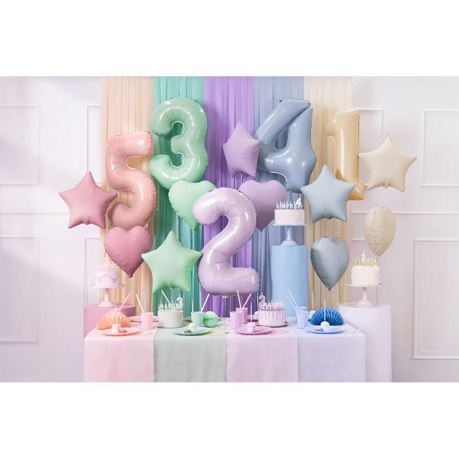 PartyDeco  Ballon en foil en forme de cœur 