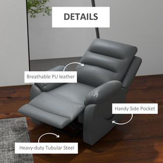 HOMCOM  Fauteuil avec aide à se lever 