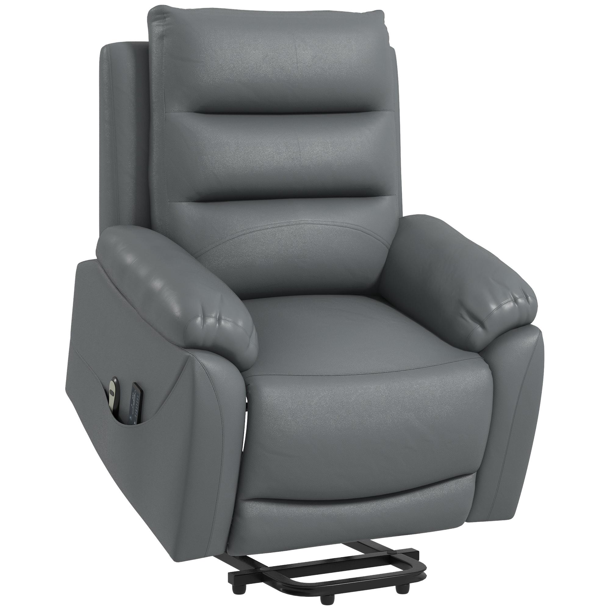 HOMCOM  Fauteuil avec aide à se lever 