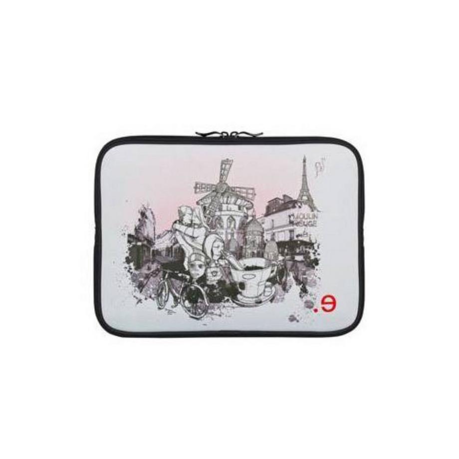 Custodia per MacBook Pro 13" La Robe «I LOV PARIS» chiusura lampo