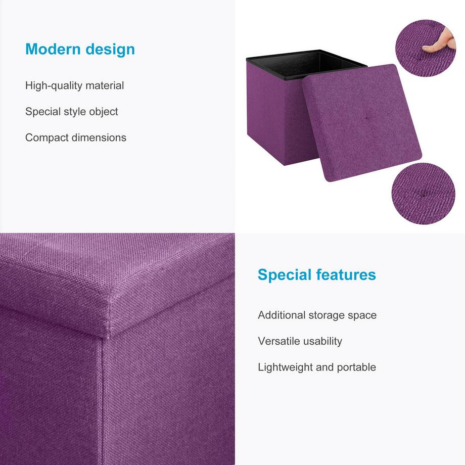 Intirilife Faltbare Sitzhocker  