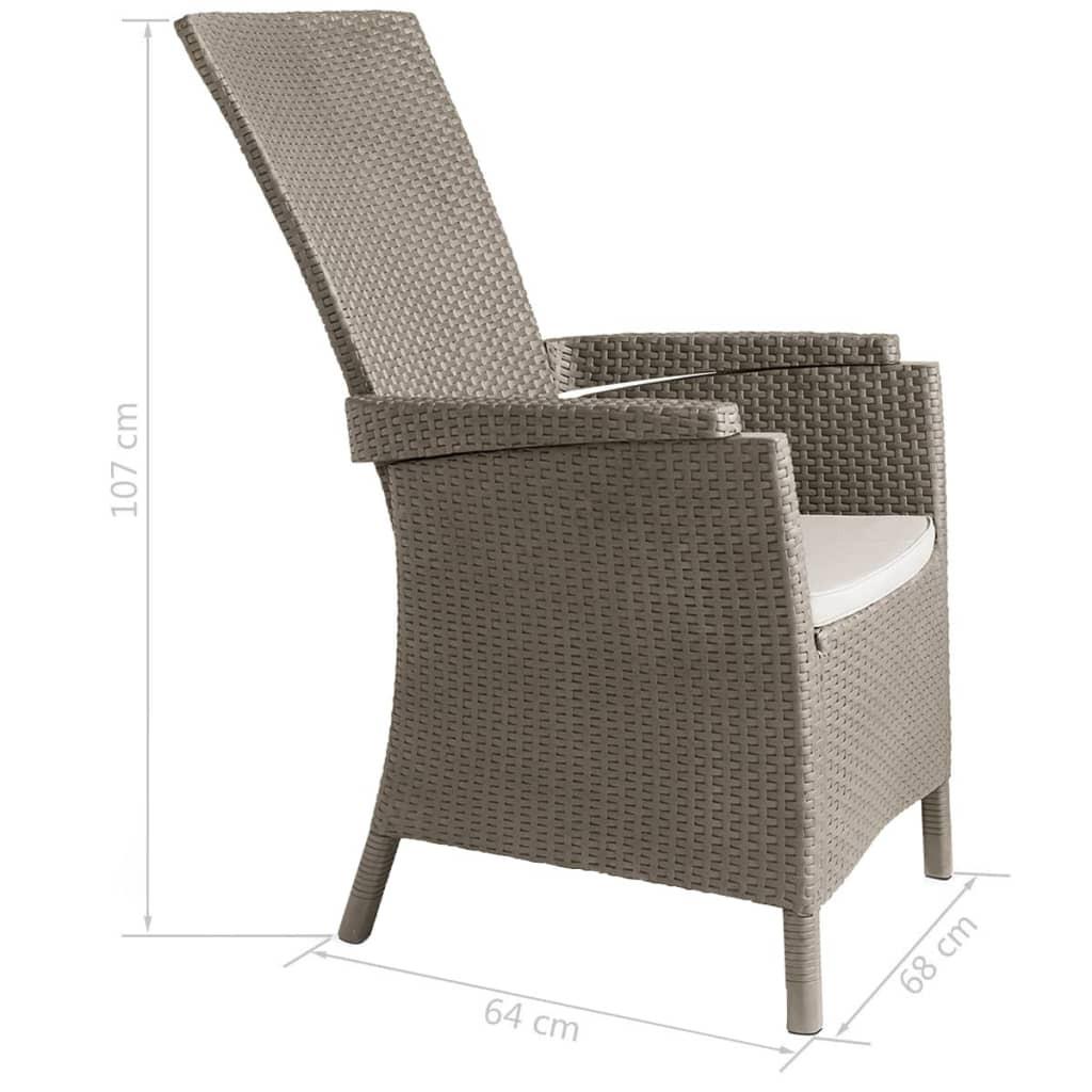 Keter Chaise inclinable de jardin plastique  