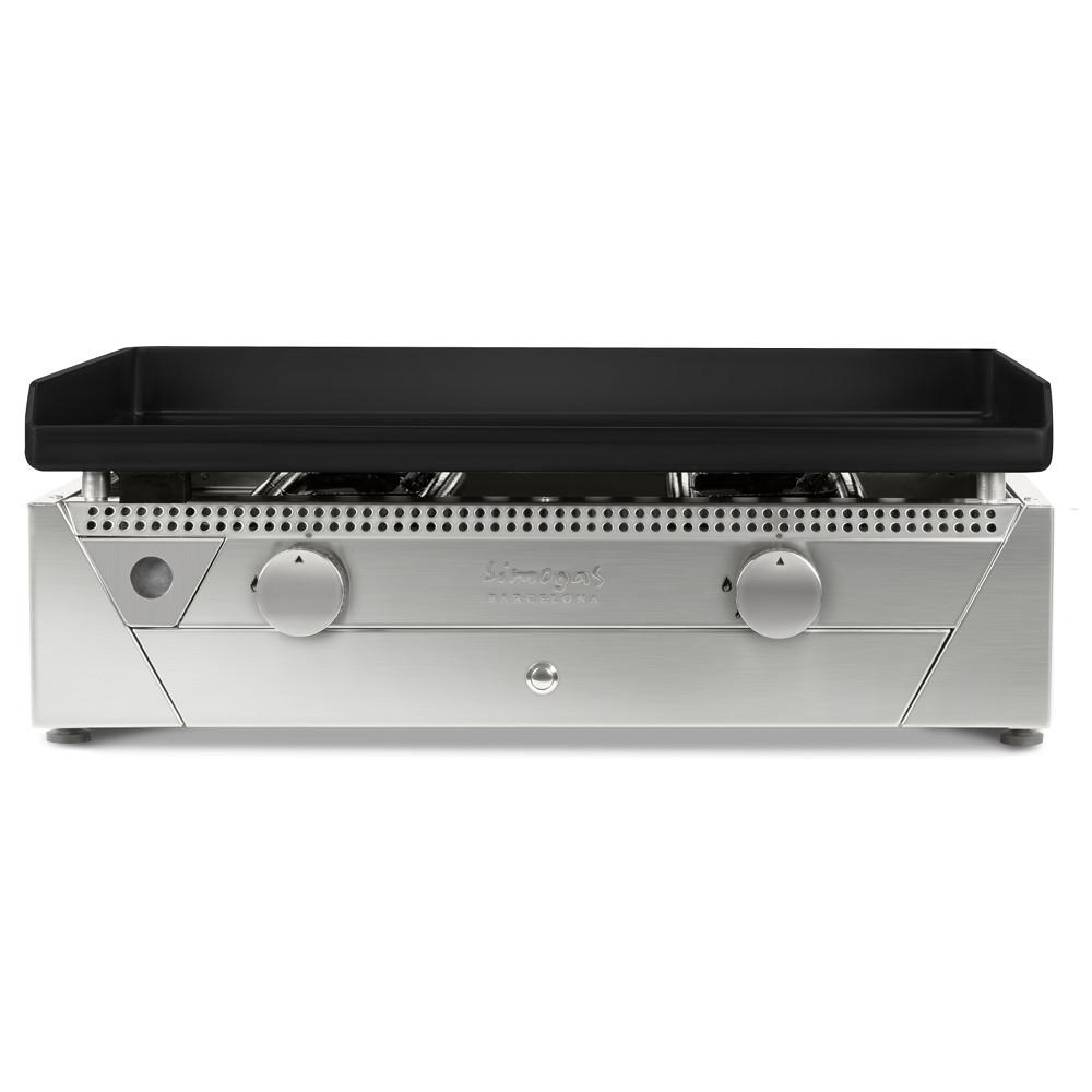 Simogas Plancha Gaz Rainbow, plaque acier  