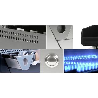 Simogas Plancha Gaz Rainbow, plaque acier  