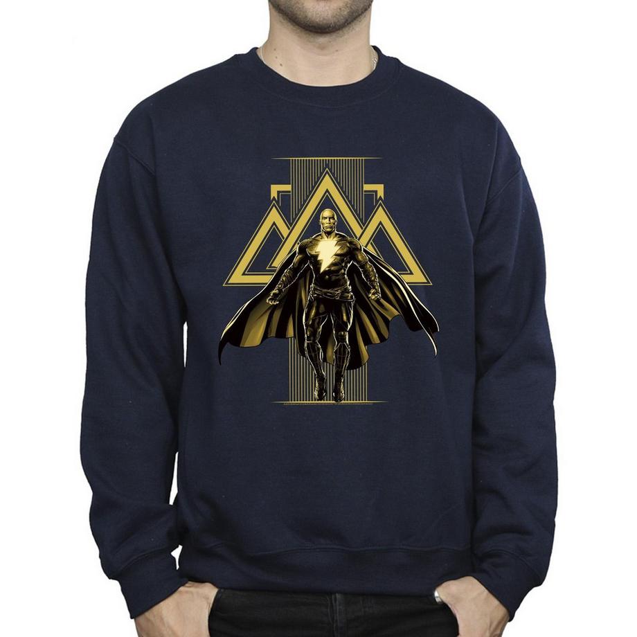 DC COMICS Black Adam Felpa Stampa Grafica  