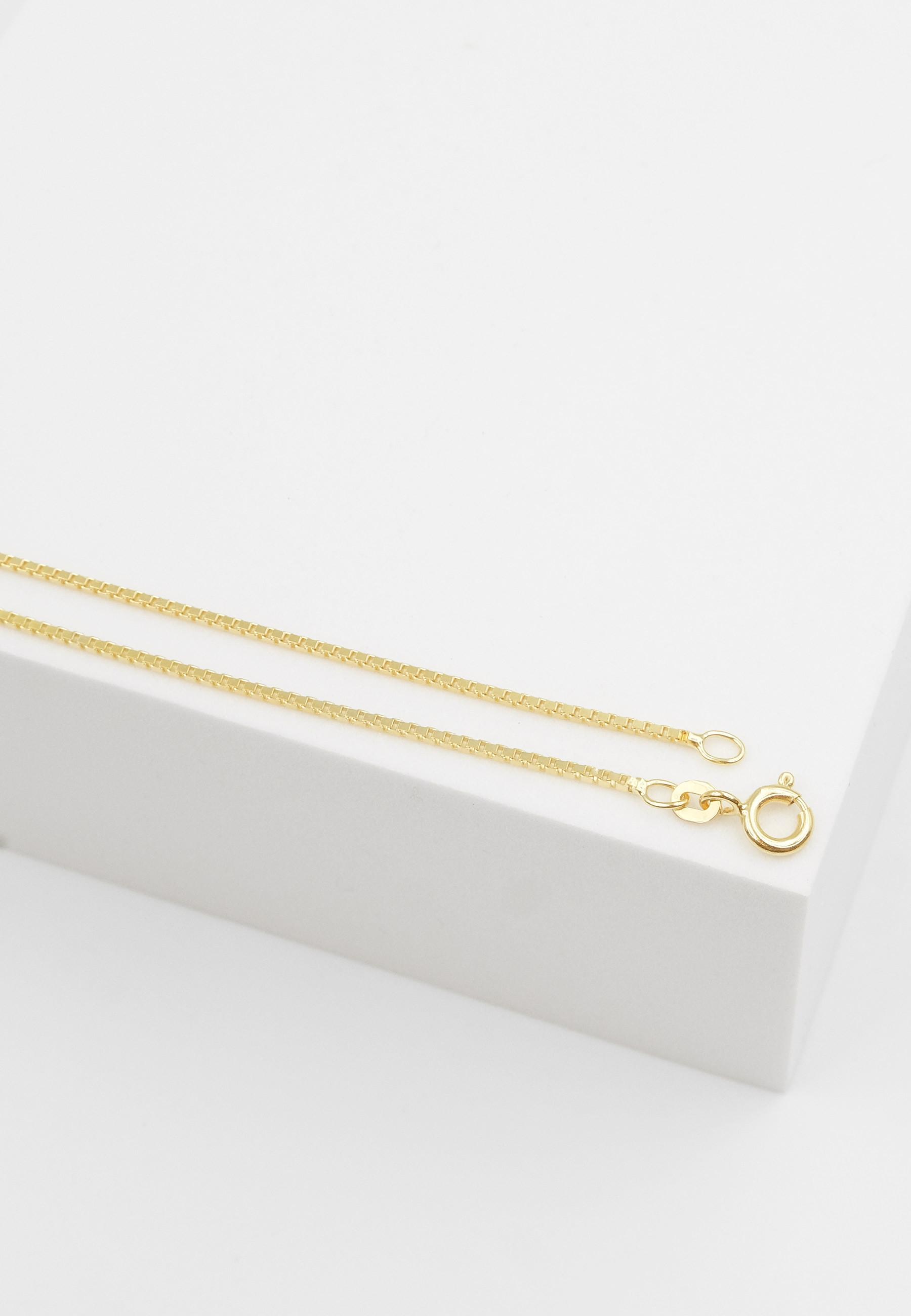 MUAU Schmuck  Collier Venezianer Gelbgold 585, 1.1mm, 36cm 