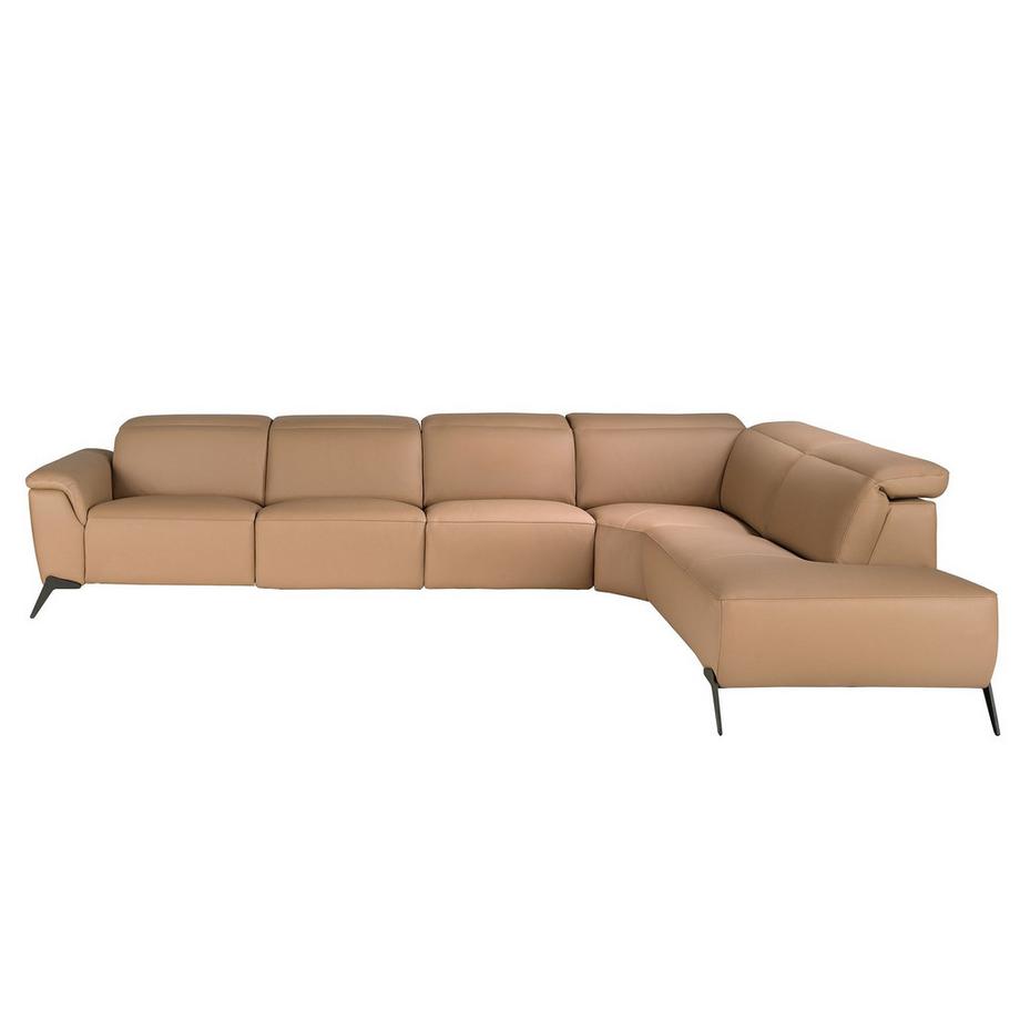 ANGEL CERDA Modulares Relax-Chaiselongue-Sofa rechts aus Leder  