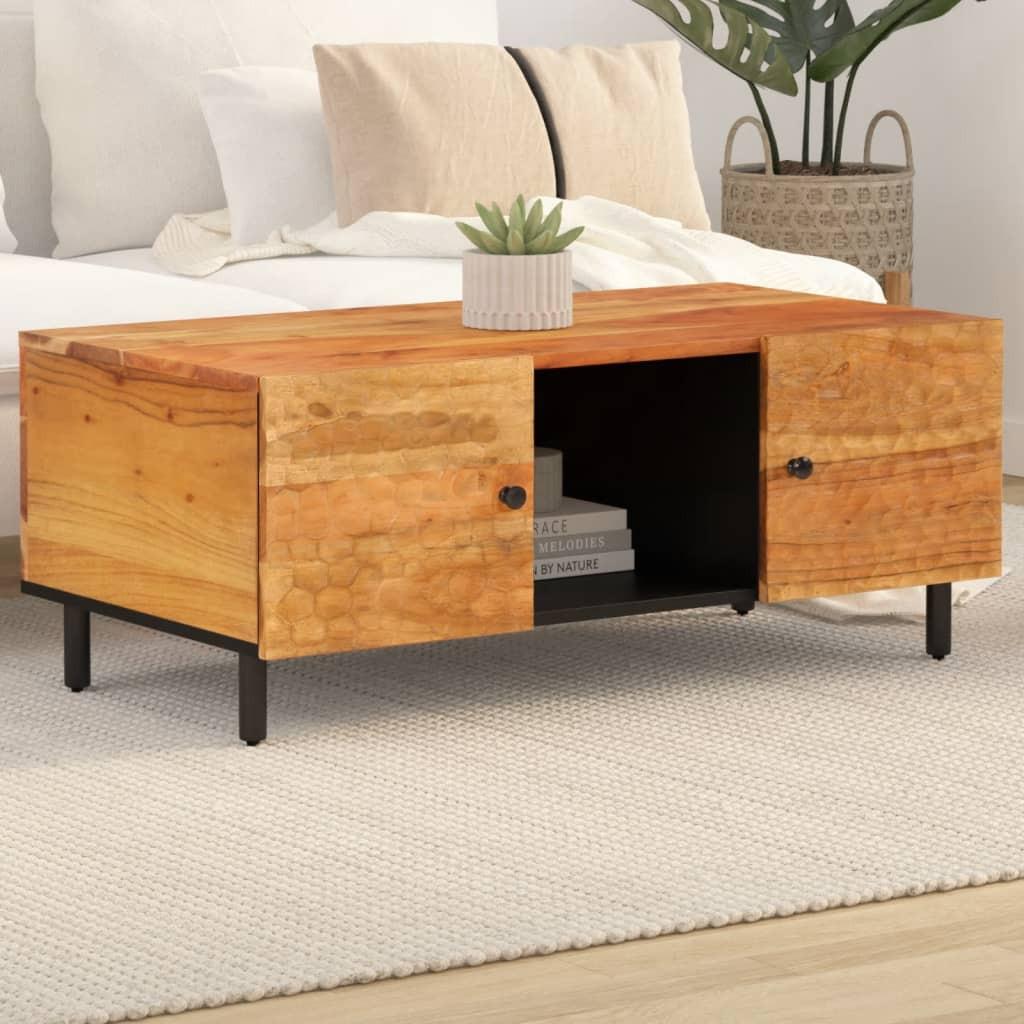 VidaXL Table basse bois d'acacia  