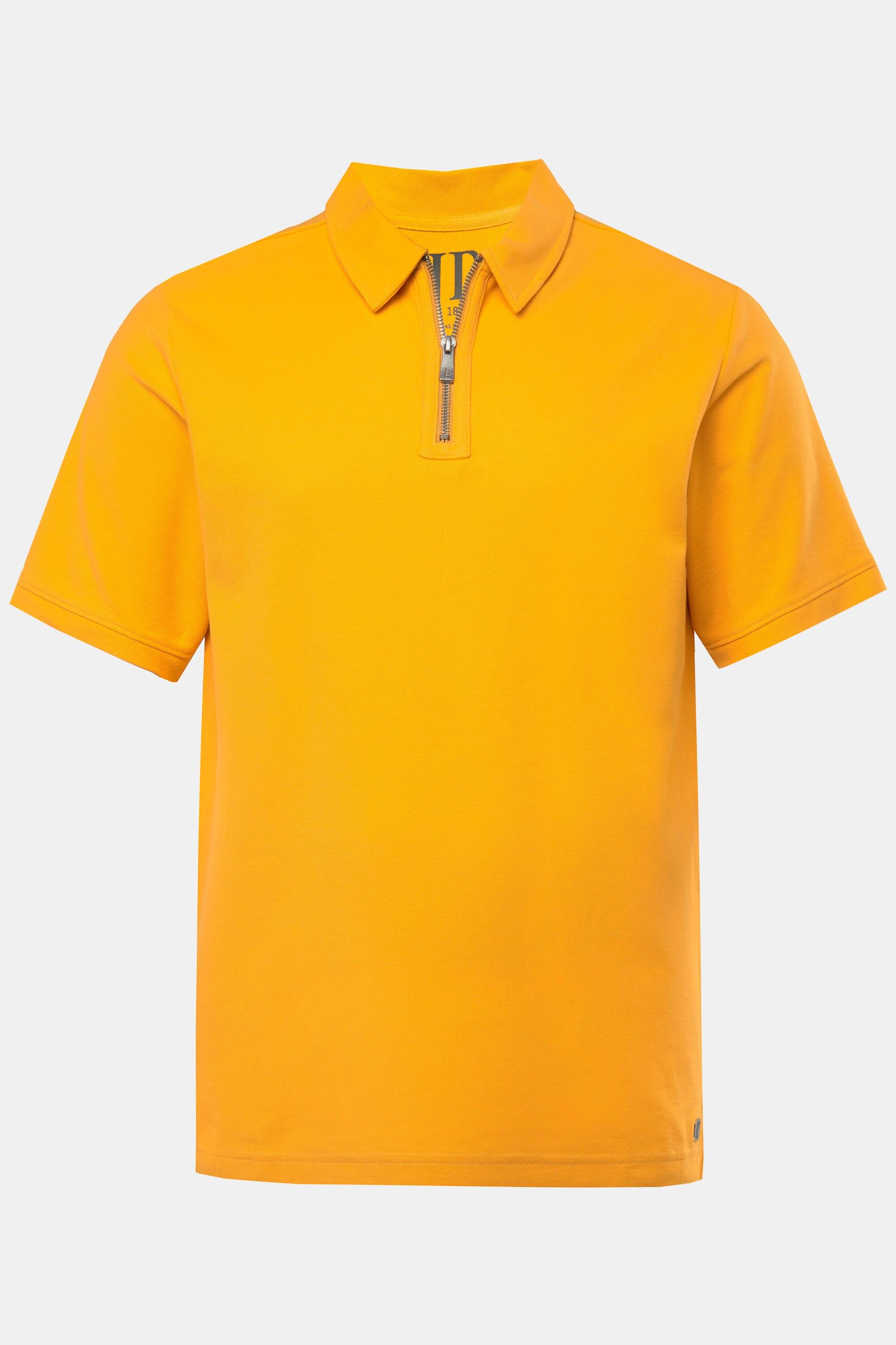 JP1880 Piqué Halbarm Poloshirt mit Zipper  