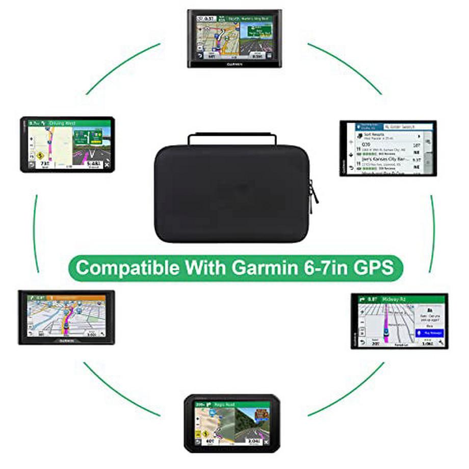 Only-bags.store  Harte Navitasche, Garmin Camper 795/780/DriveSmart 65/76/61/dēzl LGV 710/700 Navigationsgerät, extra Platz für Autoladegeräte 