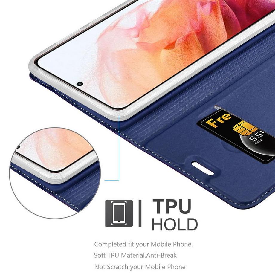 Cadorabo  Hülle für Samsung Galaxy S21 5G Magnetverschluss, Kartenfach 