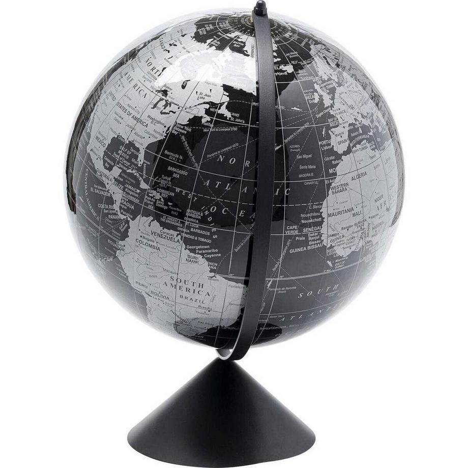 KARE Design Objet décoratif Globe Top noir 40  