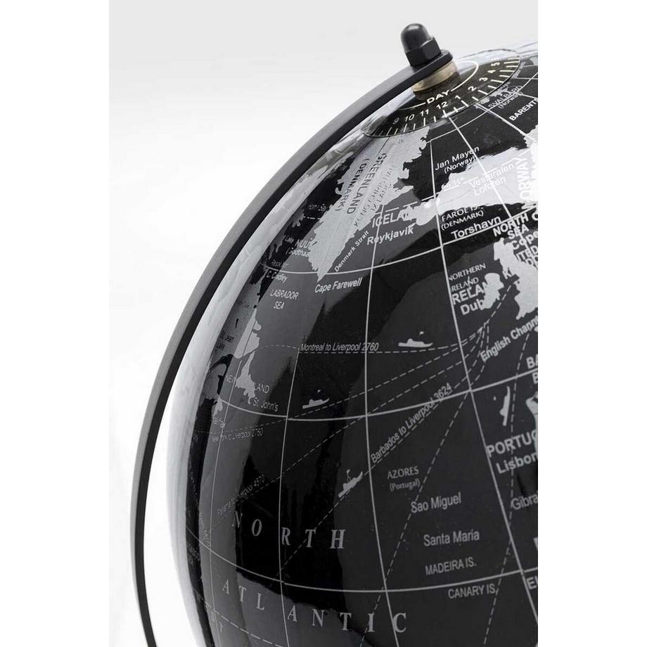 KARE Design Objet décoratif Globe Top noir 40  