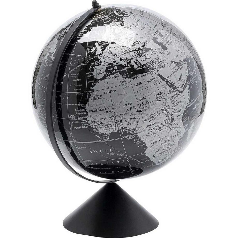 KARE Design Objet décoratif Globe Top noir 40  