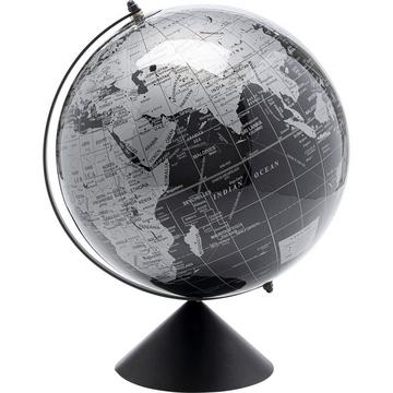 Oggetto decorativo Globe Top nero 40