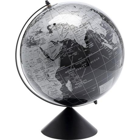 KARE Design Objet déco Globe Top noir 40  