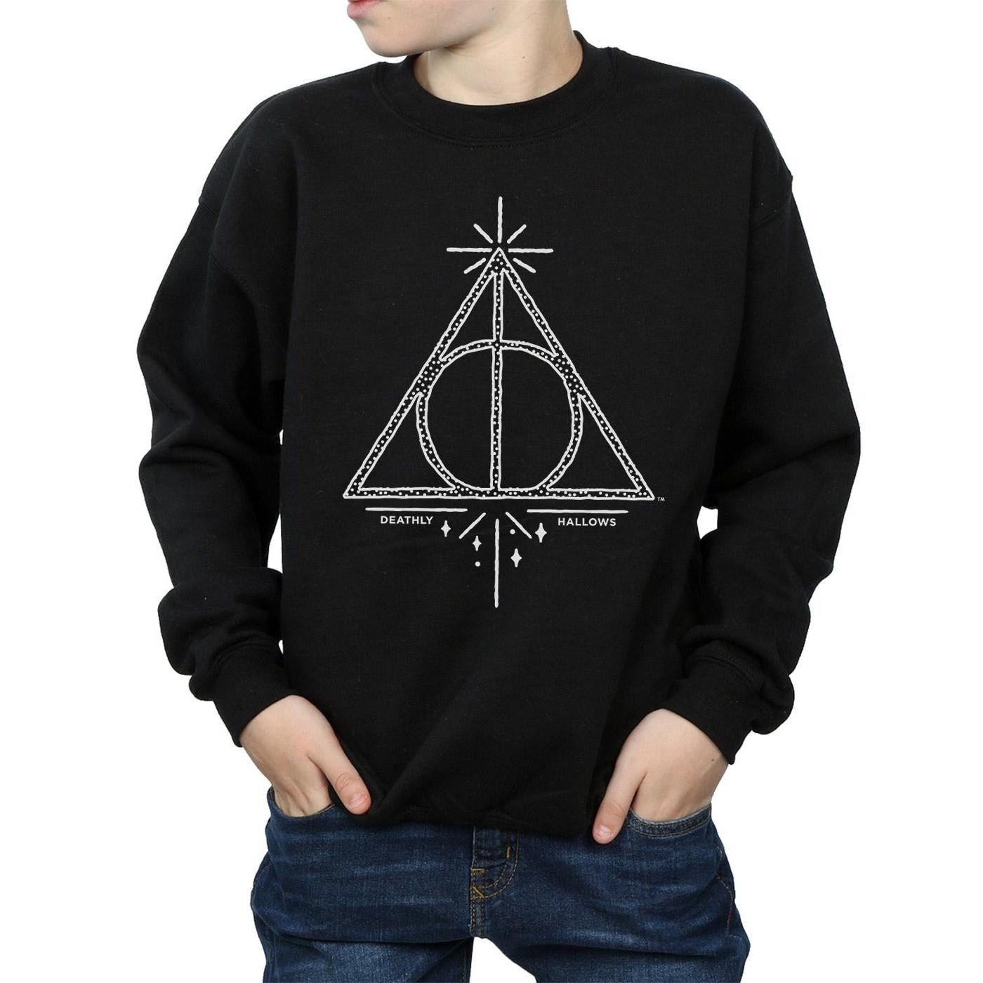 HARRY-POTTER  Deathly Hallows Sweatshirt 