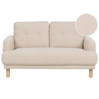 Beliani 2 Sitzer Sofa aus Cord Retro TUVE  