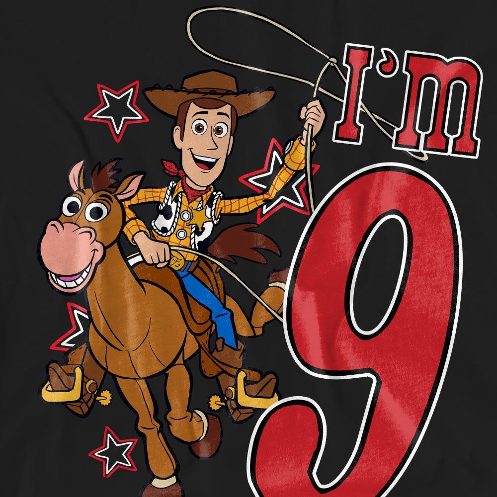 Toy Story T-shirt I'm 9 Compleanno  