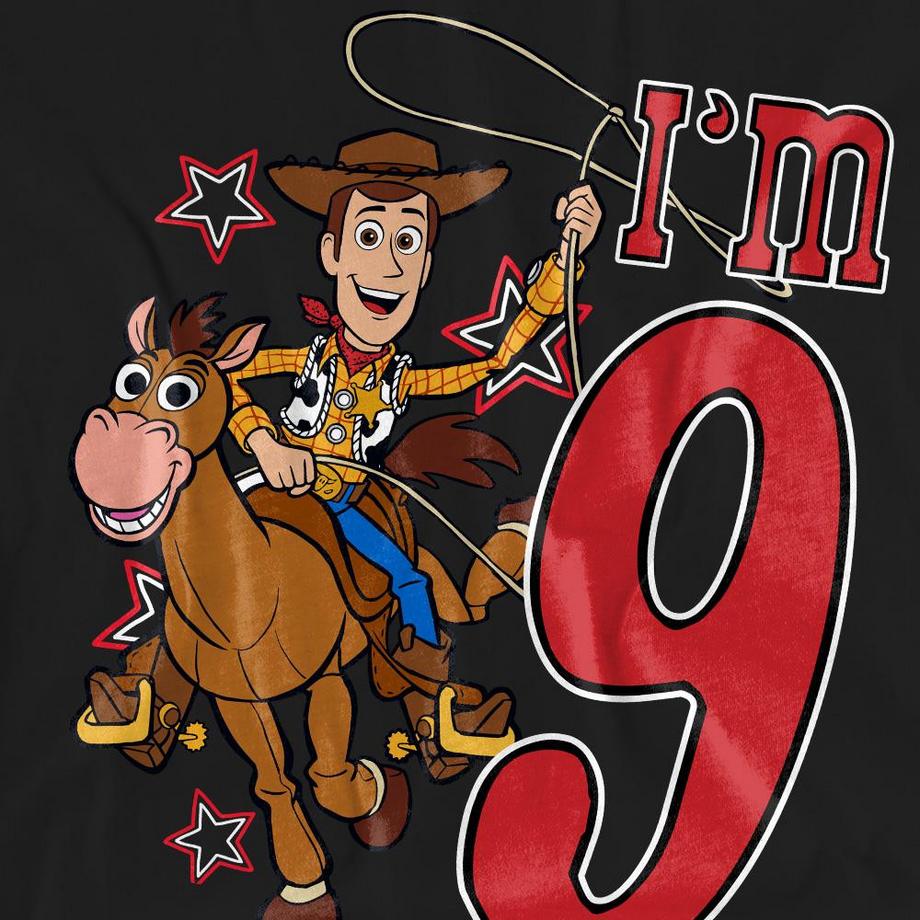 Toy Story T-shirt I'm 9 Compleanno  