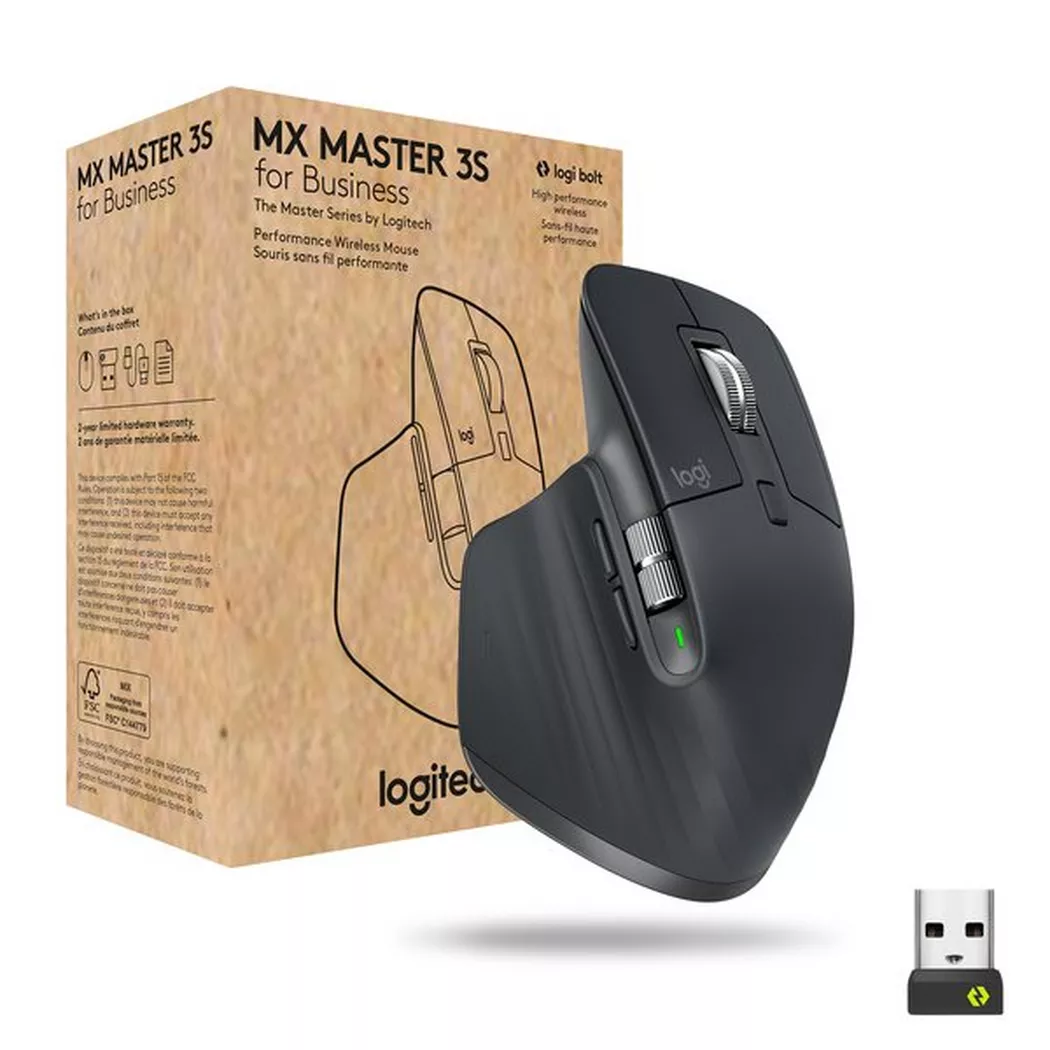Logitech Maus MX Master 3S Graphite for Business