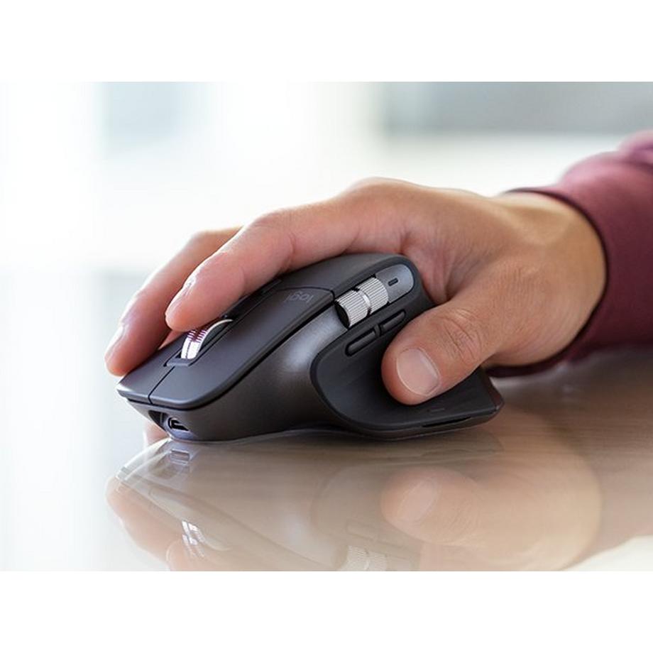 Logitech  MX Master 3s for Business Maus rechts RF Wireless + Bluetooth Laser 8000 DPI 