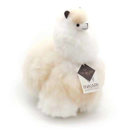 Inkari  Peluche Alpaga Medium (32 cm) - Vanille 