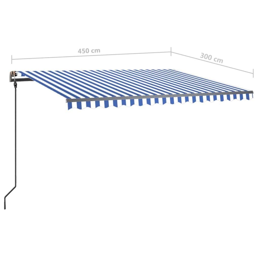 VidaXL Auvent rétractable tissu  