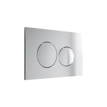 Plaque de commande pour WC avec double touche - Chrome - OPULUS