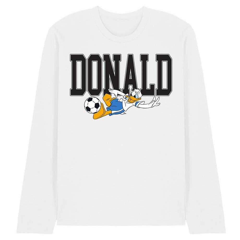 T-ShirtManches Longues Motif Donald Duck Motiftyle Ballon De Foot Kick