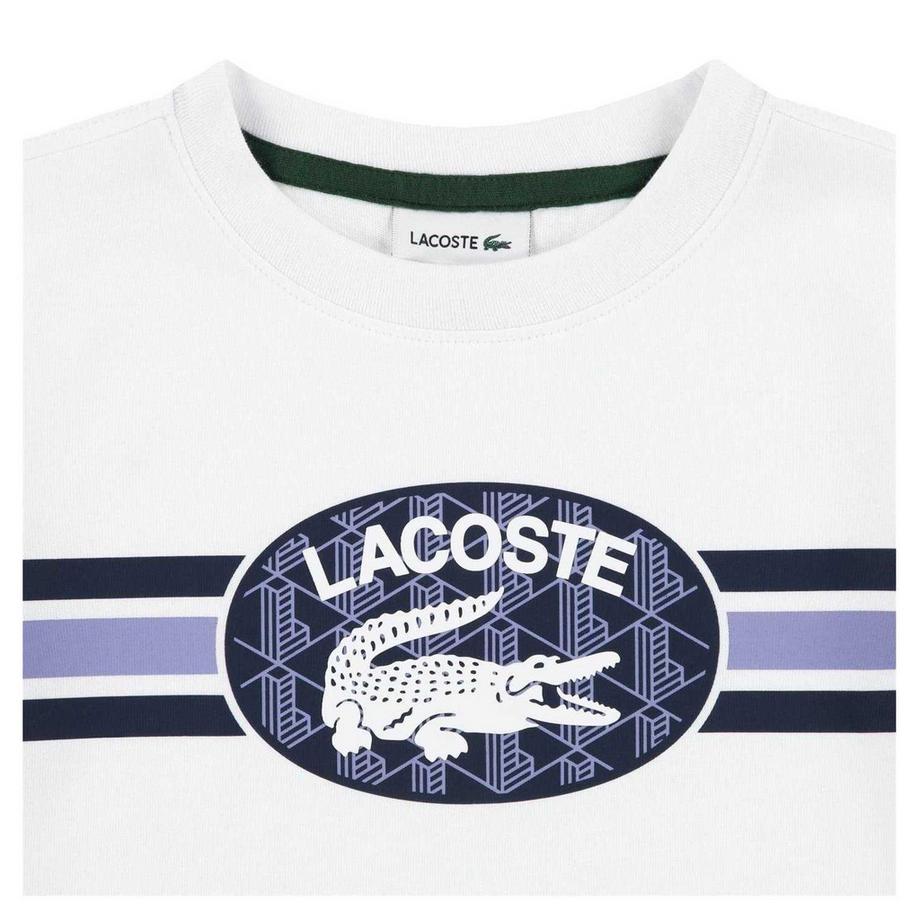 LACOSTE  Maglietta Regolare A Strisce 
