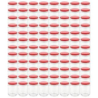 VidaXL Marmeladengläser mit deckel 96 stk. glas  