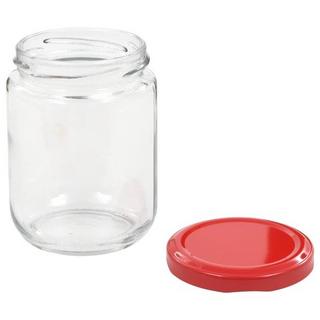 VidaXL Pots à confiture couvercles 96 pcs verre verre  