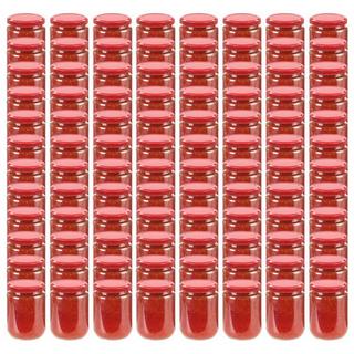 VidaXL Marmeladengläser mit deckel 96 stk. glas  