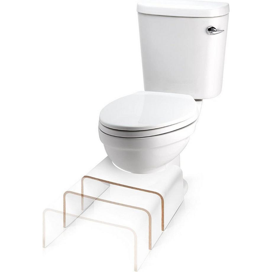 Well Care Toilettenhocker Holz Weiss  