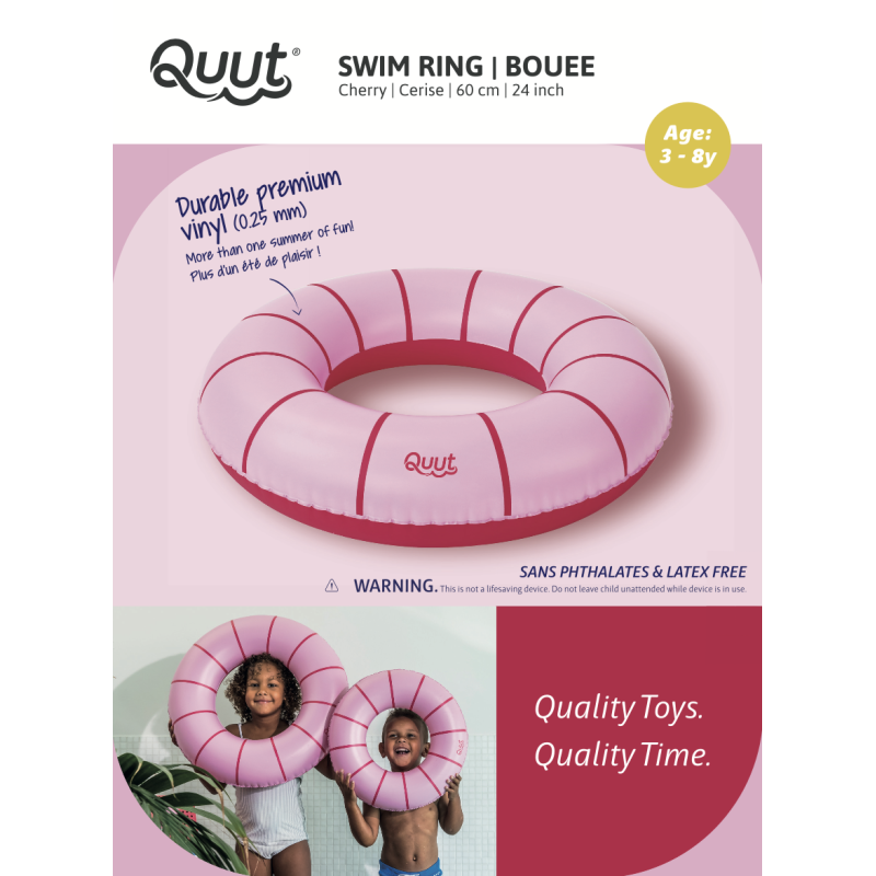 Quut  Swim rings, Medium Cherry red (60cm) 