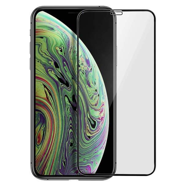 Avizar  Panzerglas Folie iPhone X/XS Schwarz 