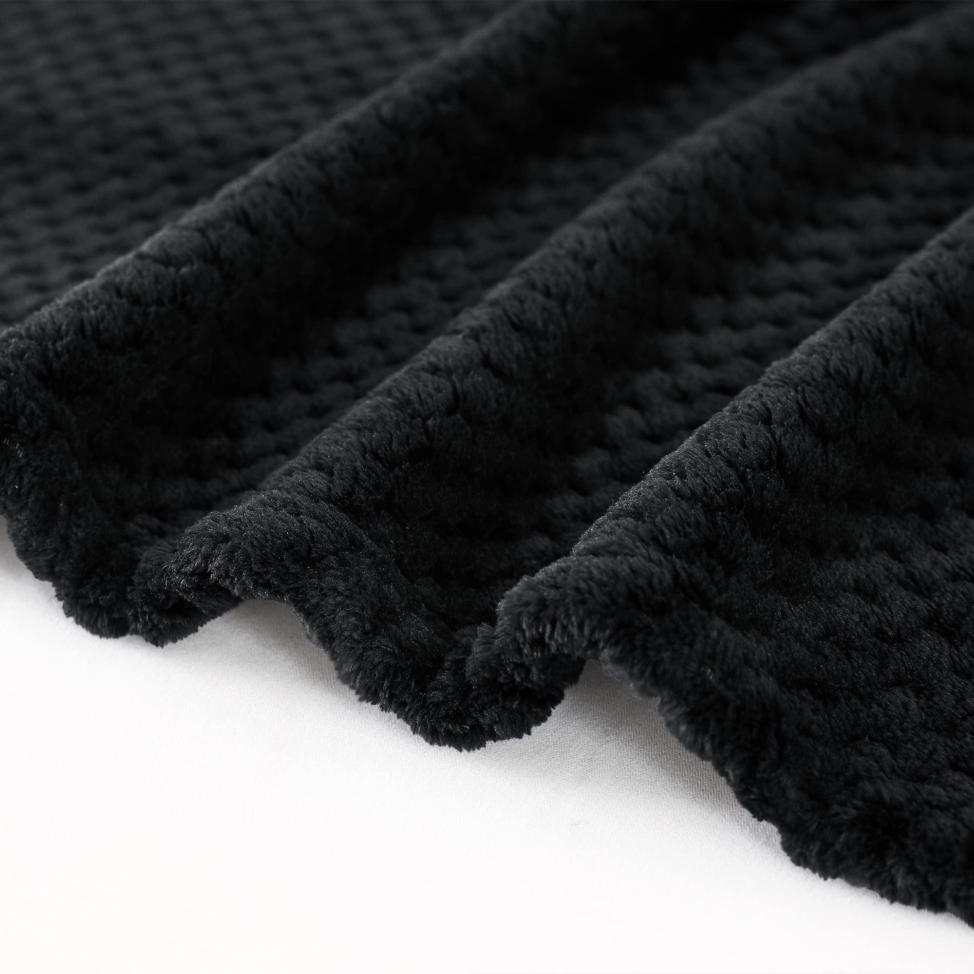 Alopini Coperta in pile super morbida calda motivo a nido d'ape  