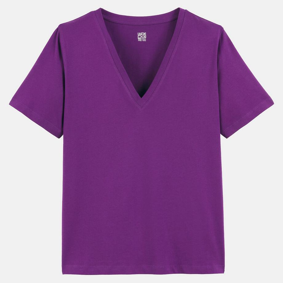 La Redoute Collections T-shirt loose col V  