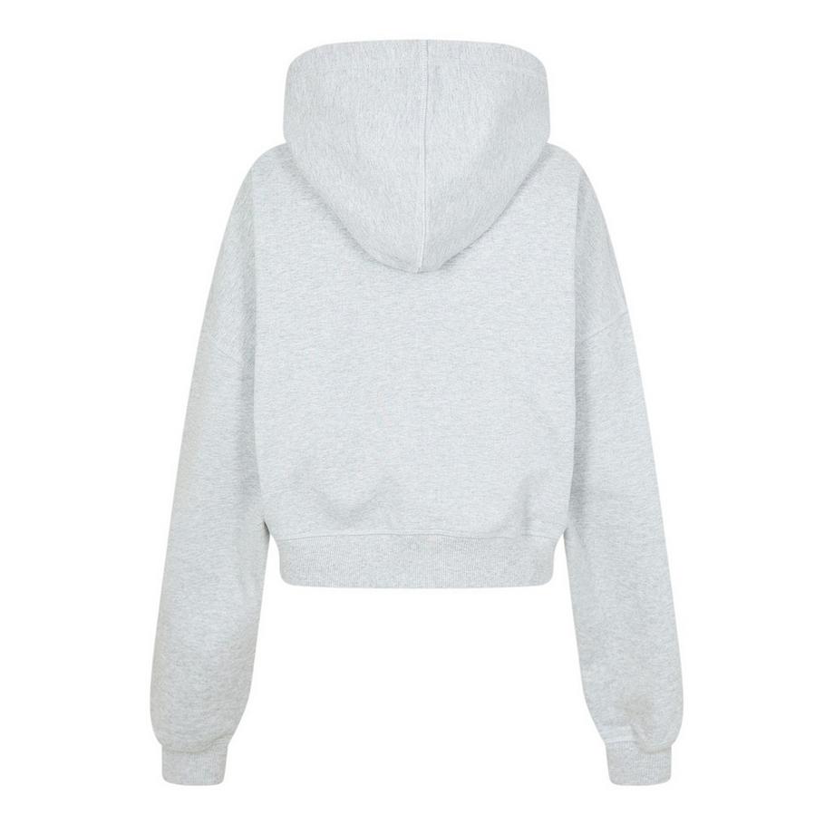 KANGOL Veste À Capuche Fermeture Éclair Intégrale Côtelée  
